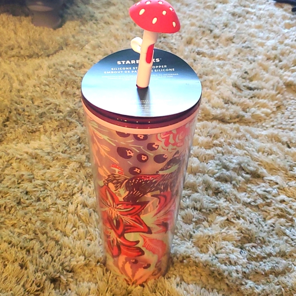 Starbucks enchanted forest fox mushroom tumbler large